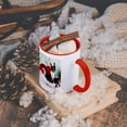 thumbnail image 5 of 3dRose, Molly Boston Terrier, 11oz Two-Tone Red Mug, 5 of 7
