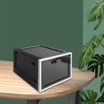 thumbnail image 3 of Bearachild Lockable Box Plastic Lockable Storage Bin Childproof  Almacenamiento y organización del hogar en blanco y negro 30.3 x 23.6 x 19.3 cm, 3 of 6