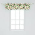 thumbnail image 2 of Ambesonne Vegetables Valance Pack of 2, Detailed Colored Foods, 54"X12", Multicolor, 2 of 2
