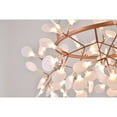 thumbnail image 6 of Living Design Round LED Leaf Petal Chandelier with a Copper Frame, 6 of 6