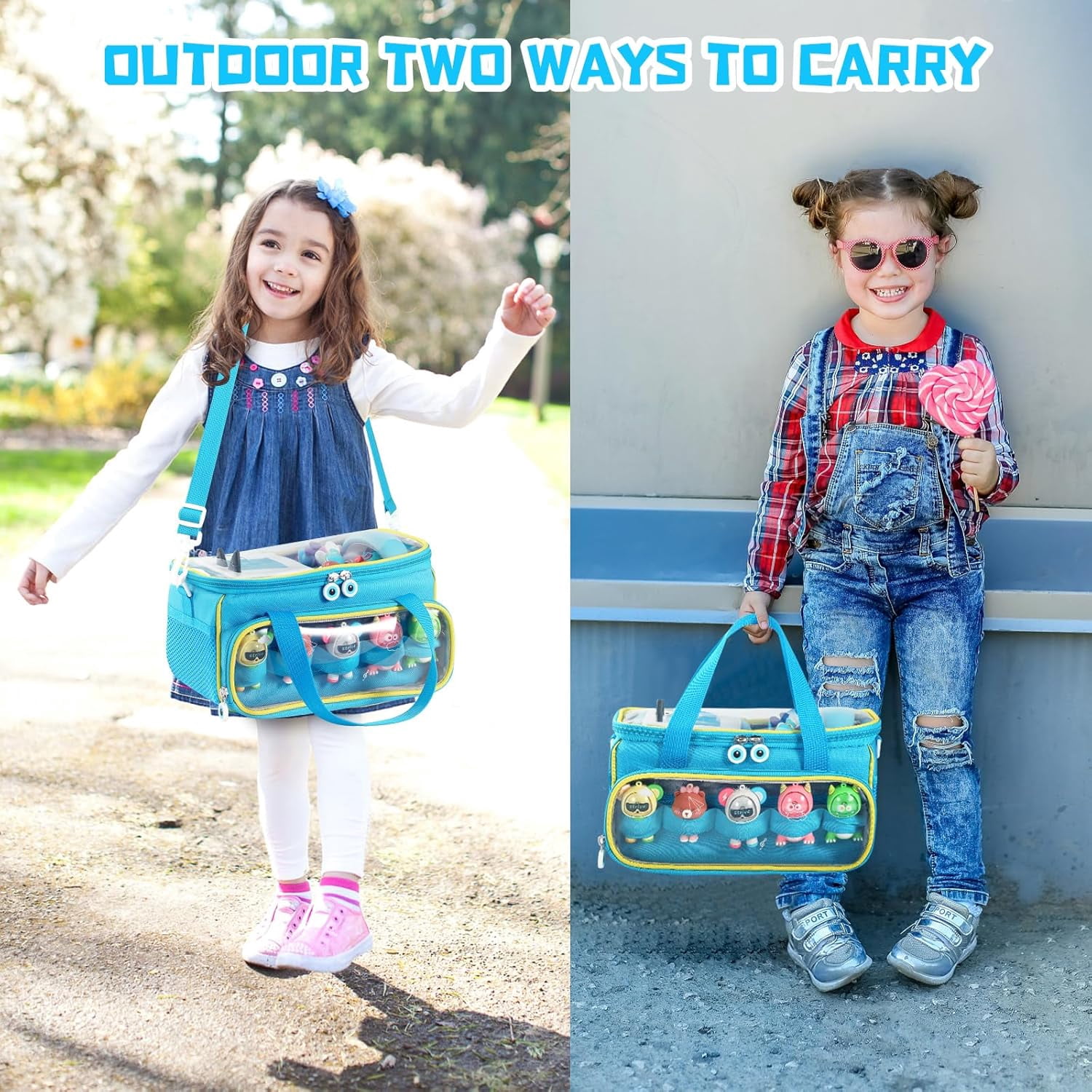 Carrying Case for Toniebox, Storage Carrier Bag for Tonie Characters with Shoulder Strap and Handle