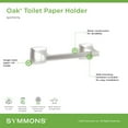 thumbnail image 4 of Symmons 563TP Oak Wall Mounted Toilet Paper Holder - Chrome, 4 of 7