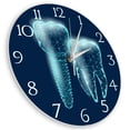 thumbnail image 4 of Reloj de pared Timethink Dental con dientes acrílicos de 30 cm para oficina, 4 of 9