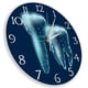 thumbnail image 4 of Reloj de pared Timethink Dental con dientes acrílicos de 30 cm para oficina, 4 of 9