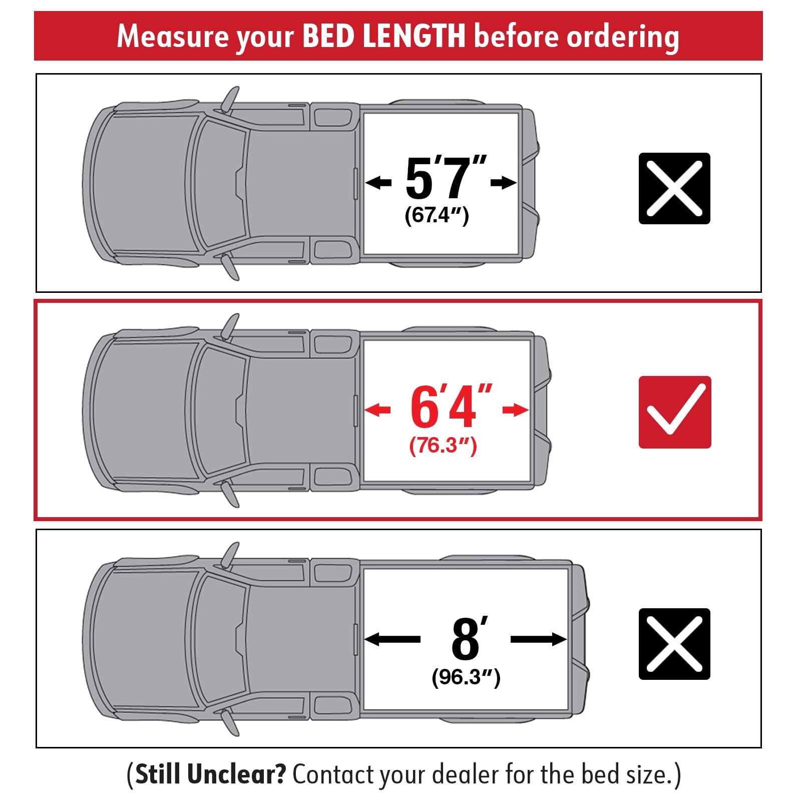 MaxMate Soft Roll-up Truck Bed Tonneau Cover Compatible with 2009-2018 Dodge Ram 1500; 2010-2026 2500 3500; 2019-2024 Classic | 6'4" (76") Bed | TCD169014
