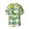 thumbnail image 2 of Sigee Lemon Print Men's Shirts Casual Button Down Short Sleeve Summer Beach Shirt Hawaiian Vacation Shirts Tee Shirt-XX-Large, 2 of 7