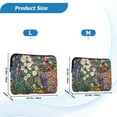 thumbnail image 4 of FORMRS 15-15.6 inch Laptop Sleeve Case Soft Carrying Quilted Computer Bag Cover, White Floral Garden, 4 of 7