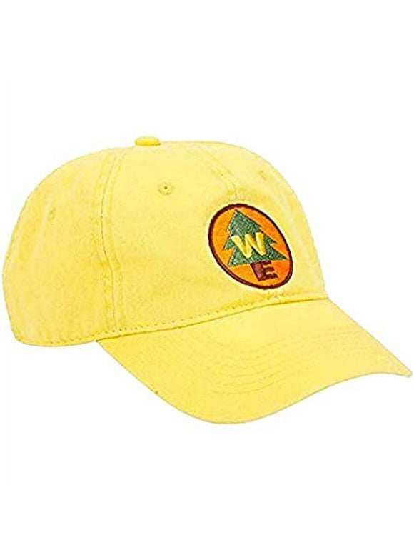 Concept One Disneys Pixar Up Wilderness Explorer Cotton Adjustable Baseball Hat with Curved Brim, Yellow, One Size