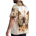 thumbnail image 3 of Butterfly Fission Diagram Men's Short Sleeve Spread Collar Poplin Shirt, Casual Printed Button Down Summer Beach Tops for Men, Unisex Comfortable Shirts, 3 of 6