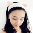 thumbnail image 2 of 4PCS Lapin Oreille Spa Bandeau Doux Mignon Maquillage Bandeau de Douche pour les Femmes, 2 of 10