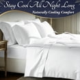 thumbnail image 5 of 4Pcs Bamboo Cooling Bedding Set, Extra Deep Pocket Breathable Sheets for Hot Sleepers, Pillowcases, Flat Sheet & Fitted Sheet, Perfect Family Gift, 5 of 8