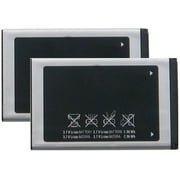 Angle View: 2x Battery for Samsung AB403450BA SCH-R460 MyShot II SGH-T229 SGH-t349 SGH-T439