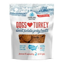Farmland Traditions Filler Free Dogs Love Turkey & Sweet Potato Premium Jerky Treats for Dogs, 48 oz Bag