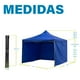 thumbnail image 5 of Toldo Plegable Carpa 3x3 Onof Reforzado Paredes Impermeable Azul, 5 of 6
