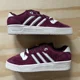 thumbnail image 1 of Adi-das IE7702 Rivalry Low Texas A&M Maroon White Suede Sneakers Low Top Men's 11, 1 of 6