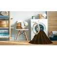 thumbnail image 2 of Ahgly Company Machine Washable Indoor Round Transitional Dark Bronze Brown Area Rugs, 3' Round, 2 of 7