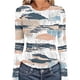 thumbnail image 1 of Xuyuer Long Sleeve Thermal Shirt for Women Light Tops Spring Summer 2025 Crew Neck Casual Non Positioning Printing Slim Tight Fitting Basic T-Shirts, 1 of 6