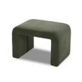 thumbnail image 5 of Better Homes & Gardens Juliet Velvet Waterfall Ottoman, Olive, 5 of 8