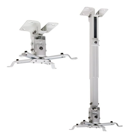 Navepoint Universal LCD/DLP Folding Projector Ceiling Mount Bracket With Tilt And Swivel Holds Up To 44 Lbs