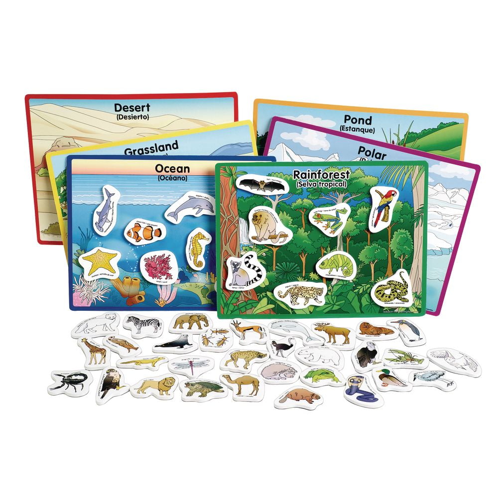 Excellerations? Animals in Their Habitats - 6 Boards, 48 Pieces - Excellerations? Animals in Their Habitats - 6 Boards, 48 Pieces -