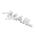 thumbnail image 2 of CTIRCHIU 2 Sets English Letters Decals Mailbox Letter Sign Zinc Alloy Silver High Visibility Outdoor Use, 2 of 8