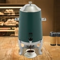 thumbnail image 4 of Beverage Dispenser for Coffee Tea Hot Water with Stand & Fuel Holder Green New, 4 of 17