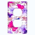 thumbnail image 2 of Metal Light Switch Plate Outlet Cover (Butterfly Rose Rink), 2 of 13