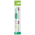 thumbnail image 3 of GUM Sonic Powered Toothbrush Bundle, White, 1 handle(1 Count) + 2 Refills(2 Count 1pk), 3 of 10