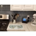 thumbnail image 2 of Atralian Shepherd Puppy Blue Merle and Tan with Christmas Presents Glass Cutting Board Large 12 in x 15 in, 2 of 3
