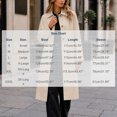 thumbnail image 4 of TGSLY Long Trench Coat for Women Lightweight Collared Single Breasted Button Outerwear Loose Casual Solid Color Long Sleeve Jacket with Pockets S, 4 of 10