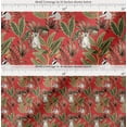 thumbnail image 2 of Soimoi Cotton Voile Fabric Leaves & Lemur Animal Print Fabric by Yard 42 Inch Wide, 2 of 7