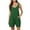 Womens Jumpsuits Shorts Green, variant on Jumpsuits Short for Women Casual Summer Rompers Sleeveless Solid Color Loose Young Miss Strap Baggy Ribbed Jumpers Overalls Short with Pockets