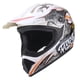 thumbnail image 5 of Para la versión de casco de bicicleta de playa personalizado para jóvenes, casco integral de kart con diseño de fantasma de fuego, 5 of 6