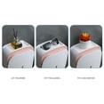 thumbnail image 4 of sweethay Soporte de papel montado en la pared impermeable de doble capa para el hogar, comedor, baño, cocina, baño, caja de pañuelos, estante Juegos de accesorios de baño Gris sweethay HA071880-01, 4 of 6