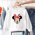 thumbnail image 1 of Camiseta de manga larga con estampado de Minnie para bebé, camiseta informal holgada, Tops de manga larga, Sudadera con cuello redondo, color Beige, Unisex, primavera y otoño, 1 of 4