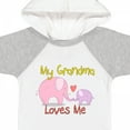 thumbnail image 4 of Inktastic My Grandma Loves Me Boys or Girls Baby Bodysuit, 4 of 5