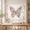 thumbnail image 5 of Colorful Floral Butterfly Tapestry Wall Hanging, 5 of 7