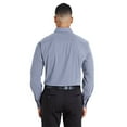 thumbnail image 2 of Devon & Jones DG535 Men's CrownLux Performance Tonal Mini Check Woven Dress Shirt-Navy-M, 2 of 3