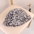 thumbnail image 2 of CoCopeaunts Bucket Hat for Men Leopard Pattern Fisherman Hat for Women Outdoor Warm Keeping Plush Basin Hat in Autumn Winter, 2 of 8
