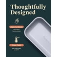 thumbnail image 6 of Caraway Non-Stick Ceramic 1 lb Loaf Pan - Naturally Slick Ceramic Coating - Perfect for Pound Cakes, Breads, & More - Cream, 6 of 9