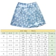 thumbnail image 2 of Falda casual estampada Falda mini de cintura alta Faldas cortas para mujer (Azul XL) FLhrweasw Para estrenar, 2 of 8