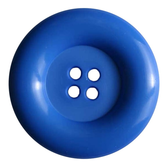 Dill Buttons 4 Hole 2 " Large Button - Royal Blue (3/Pack)