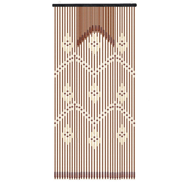 Bead Curtain Blind Fly Screen String Door Wooden Room Window Divider Panel Diy Com Bead Curtain Blind Fly Screen String, Wood Bead Curtain