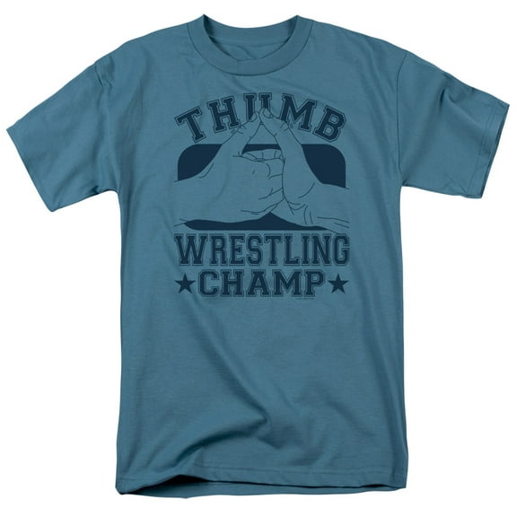 Thumb Wrestling Champ Officially Licensed Adult T Shirt