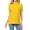 Gold, variant on Basico (Gold) Polo Collared Shirts For Women 100% Cotton Short Sleeve Golf Polo Shirts For Women and Juniors