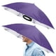 thumbnail image 1 of Sombrero Paraguas con Banda de 26" [2 Pcs] - Sombrero de Sol Plegable Manos Libres para Uso en Pesca, Jardinería, Senderismo y Camping [Púrpura], 1 of 7