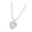 transparent, variant on Trendy Adjustable Multicolor Heart Shaped Necklace Titaniumed Steel Clavicle Chain Jewelry For Everyday Wear