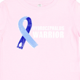 thumbnail image 4 of Inktastic Hydrocephalus Warrior with Light and Dark Blue Ribbon Boys or Girls Baby T-Shirt, 4 of 5