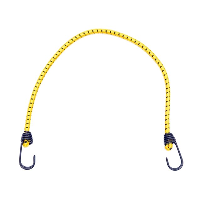 24'' Bune Cord With Hook Latex Strong Elastic Lugga Rope UV Resistance Rack Cargo Camping RV Hand Carts Tie Downs
