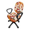 thumbnail image 5 of Chririnla Autumn Cat Maple Leaf 2 Piece Sets Office Chair Covers for Armchair Stretchable Soft Office Computer Chair Seat Covers Polyester Fabric Office Computer Chair Covers, 5 of 8